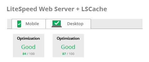 LiteSpeed Web Server + LSCache